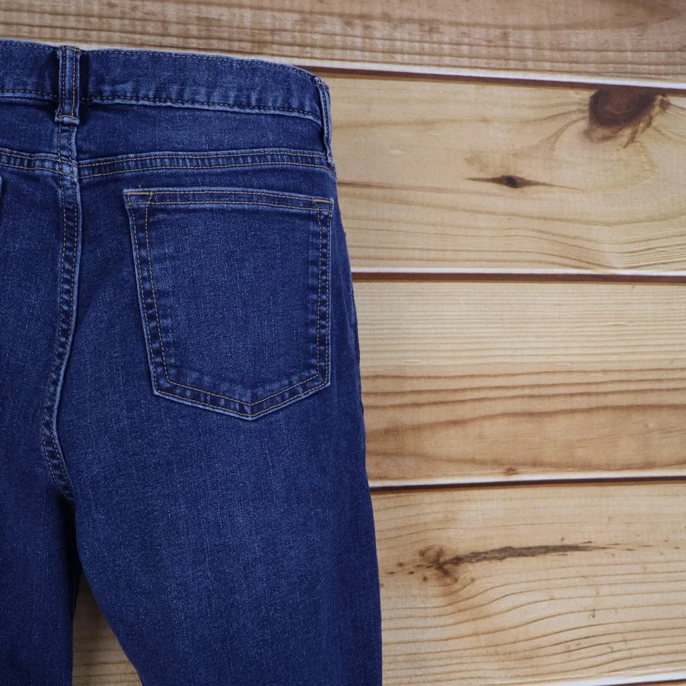 Old Navy Skinny Jeans Built-In Flex Tough Boys‎ 18 Blue Dark Wash Denim Stretch